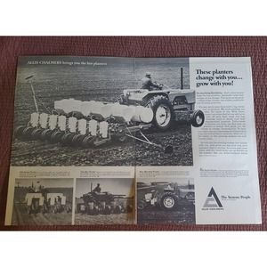 1968 Allis Chalmers Planter Advertisement One Ninety XT Tractor